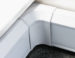 chamfered skirting trunking