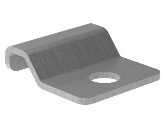 Ladder Flange Clamp Bracket